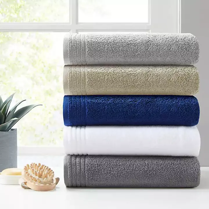 Taupe 12-pc. Cotton Quick Dry Bath Towel Set