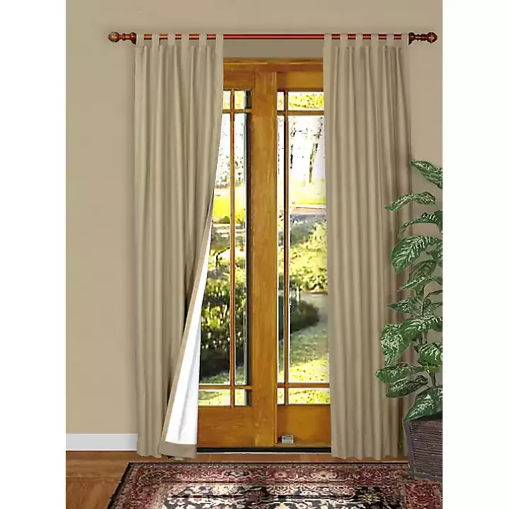 Taupe Weathermate Blackout Curtain Panel, 54 in.