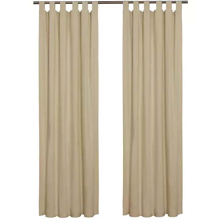 Taupe Weathermate Curtain Panel, 72 in.