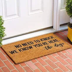 The Dogs Know You're Here Coir Doormat