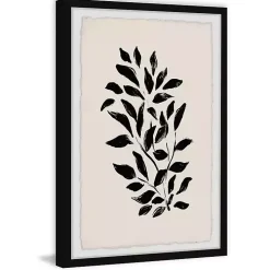 The Leaves Flow Framed Art Print