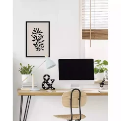 The Leaves Flow Framed Art Print
