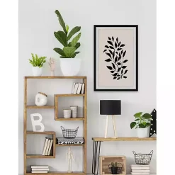 The Leaves Flow Framed Art Print