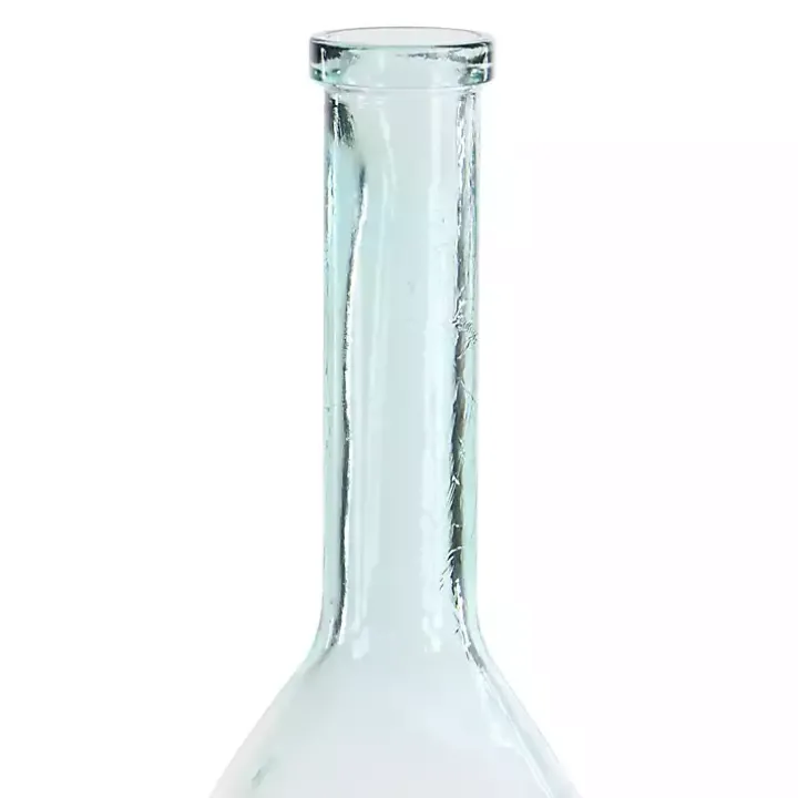 Tinted Farmhouse Glass Bottle Vase