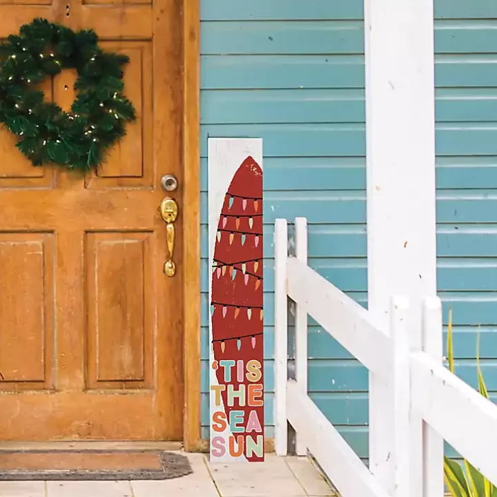 Tis the Sea Sun Porch Board