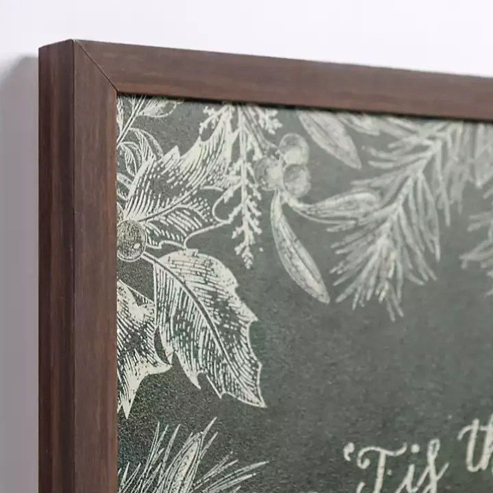 Tis the Season to be Jolly Framed Wall Plaque