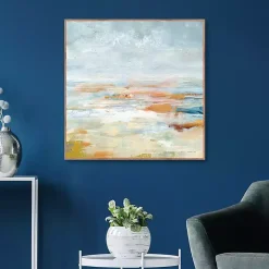 To the Sea Framed Canvas Art Print