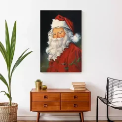 Traditional Santa Claus Canvas Art Print