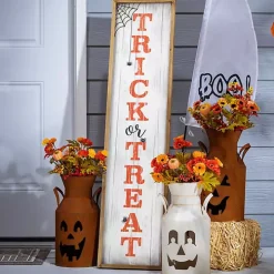 Trick or Treat Halloween Porch Board