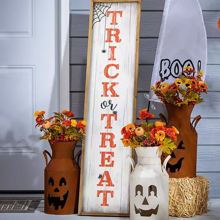 Trick or Treat Halloween Porch Board