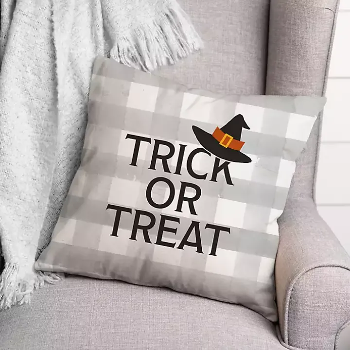 Trick or Treat Hat Pillow