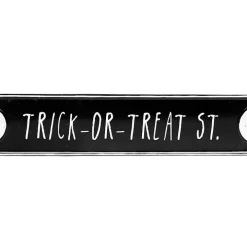 Trick or Treat Street Wall Plaque
