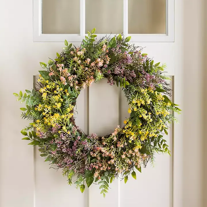 Tricolor Caspia Mix Wreath