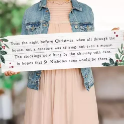 Twas the Night Before Christmas Wall Plaque