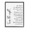 Twas the Night Framed Wall Plaque