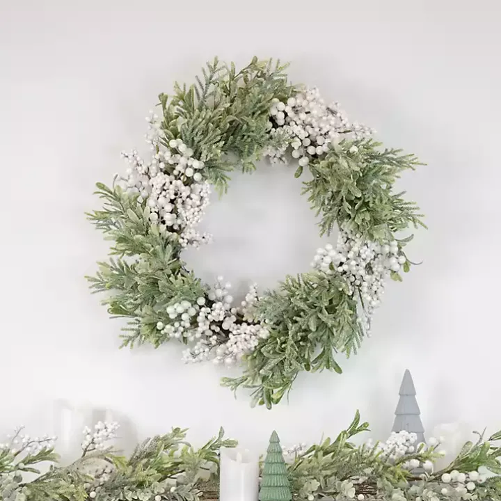 Twig and Frosted Berry Garland