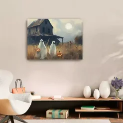 Two Ghost Friends Canvas Art Print, 32x24 in.