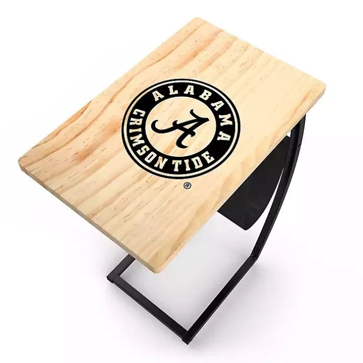University of Alabama Wood C-Table