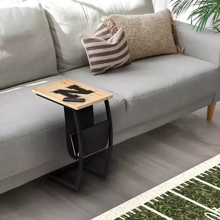 University of Nebraska Wood C-Table