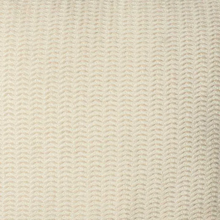 Vanilla Trapeze Organic Cotton Throw Pillow