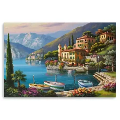 Villa Bella Vista Canvas Art Print, 48x32 in.