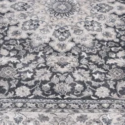 Vintage Blue Medallion Area Rug, 5x7