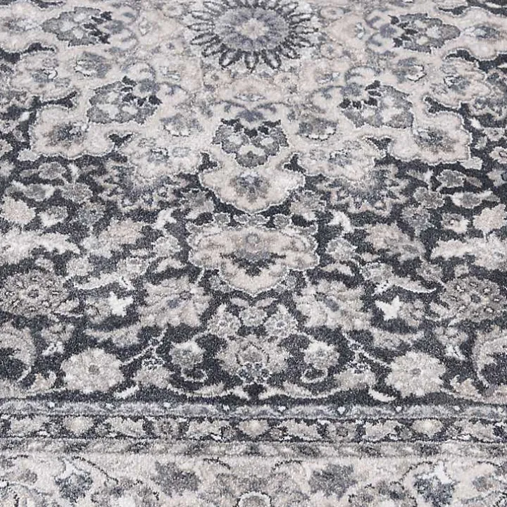 Vintage Blue Medallion Area Rug, 5x7