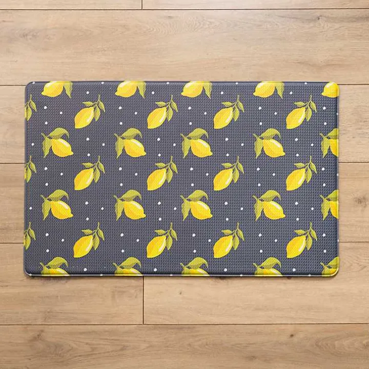 Vintage Lemons Kitchen Mat