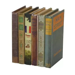 Vintage Library Decorative 6-pc. Book Box Set
