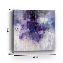 Violet Rain Canvas Art Print