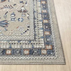 Vista Blue Beige Area Rug, 5x7