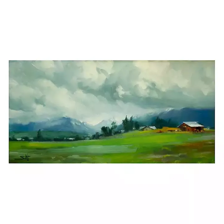 Wallowa Valley Giclee Canvas Art Print
