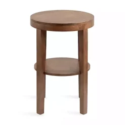 Walnut Round Talen Accent Table