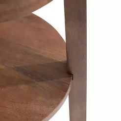 Walnut Round Talen Accent Table