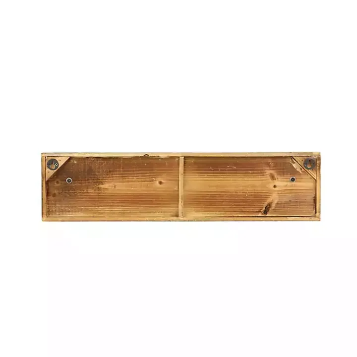 Warm Brown Industrial Iron Wall Hooks