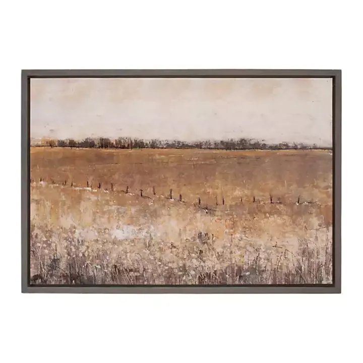Warm Rustic Landscape Framed Art Print