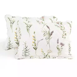 Watercolor Wildflower 3-pc. Full/Queen Quilt Set