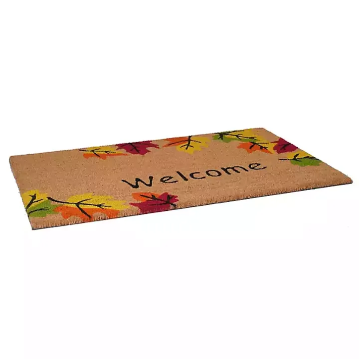 Welcome Falling Leaves Doormat, 29x17 in.
