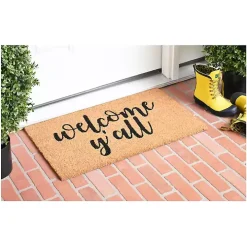 Welcome Y'all Coir Doormat