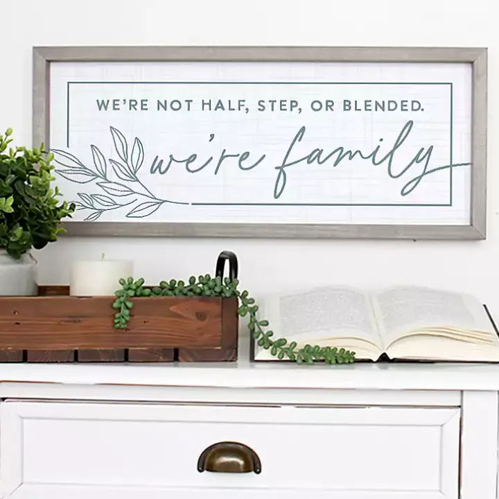 We're Family Wall Plaque
