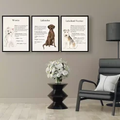 Westie Facts Framed Wall Plaque
