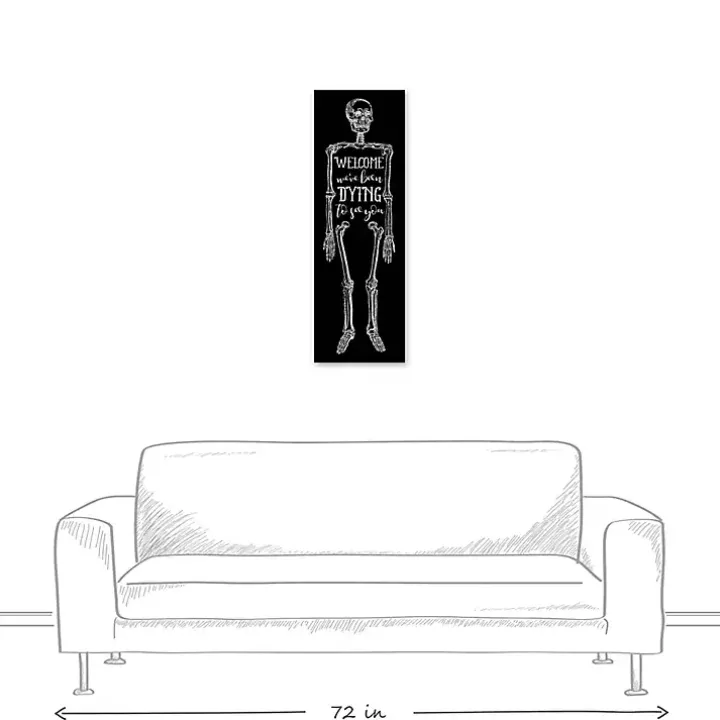 We've Been Dying To See You Halloween Wall Plaque