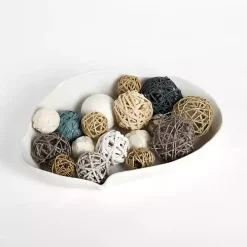 White Abstract Ceramic Bowl