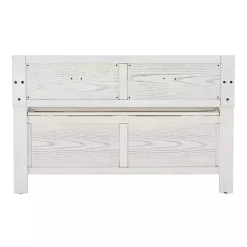 White and Beige Carlton Storage Bench
