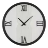 White and Black Modern Wall Clock
