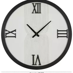 White and Black Modern Wall Clock