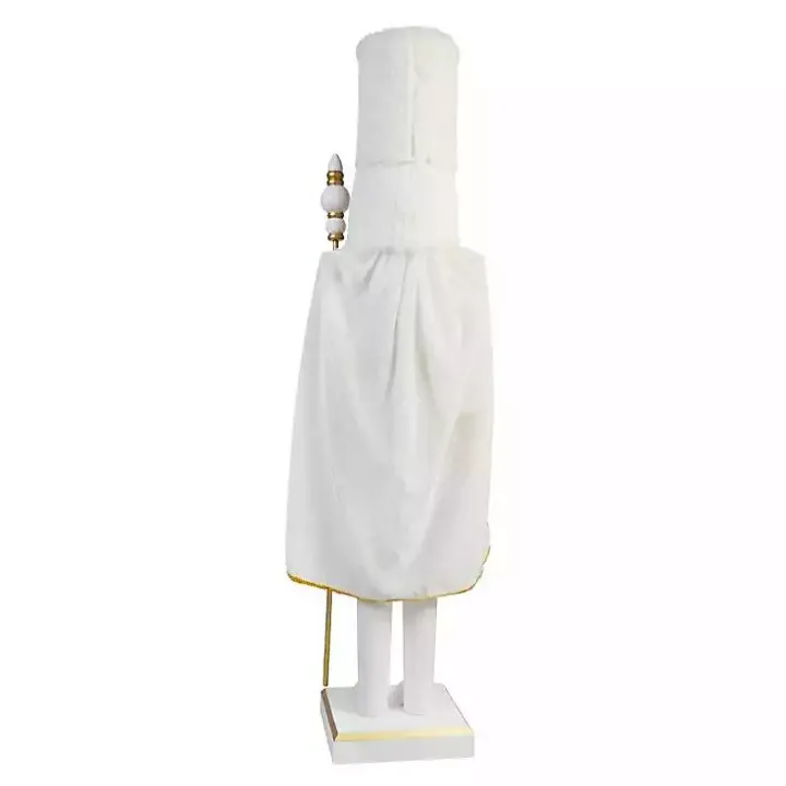 White and Gold King Nutcracker