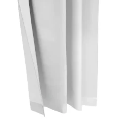 White Baxter Blackout Curtain Panel, 84 in.