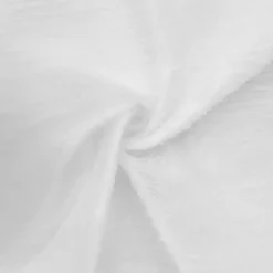 White Boucle Sheer Single Curtain Panel, 108 in.