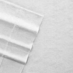 White Chambray 4-pc. Queen Bed Sheet Set